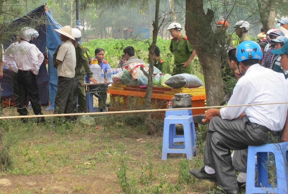 Hiện trường nơi ph&aacute;t hiện thi thể ảnh Điệp.