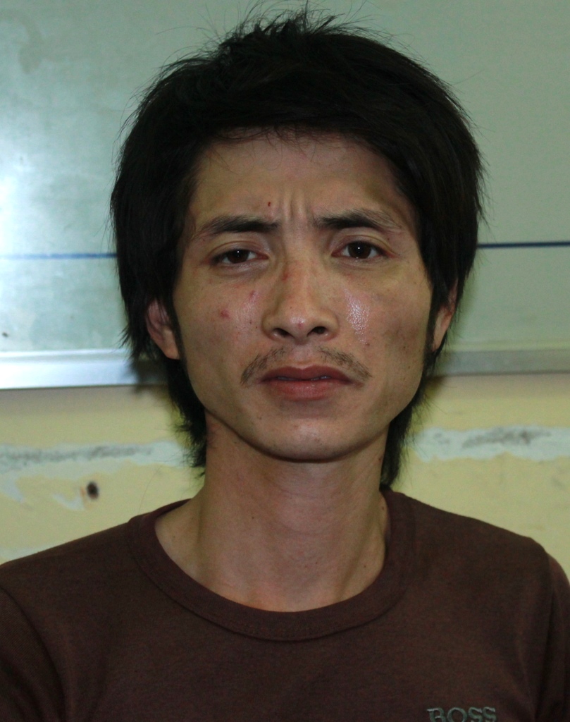 Ng&ocirc; Văn Tư tại cơ quan c&ocirc;ng an