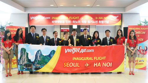 VietJet mở đường bay Hà Nội – Seoul