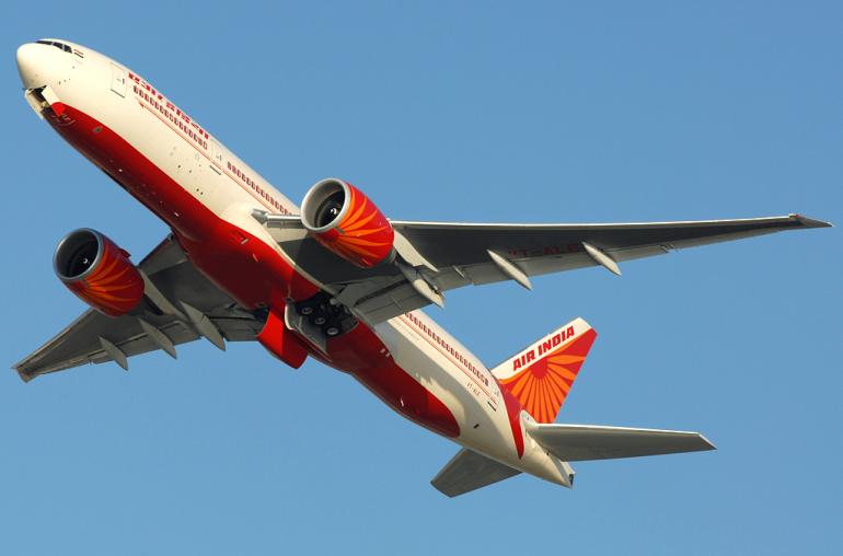 Một chiếc Boeing 777 của hãng hàng không Air India. Ảnh: Ibtimes.com