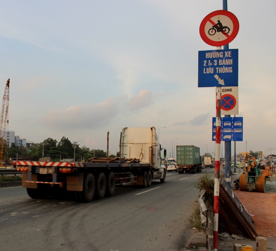Hiện trường vụ tai nạn.