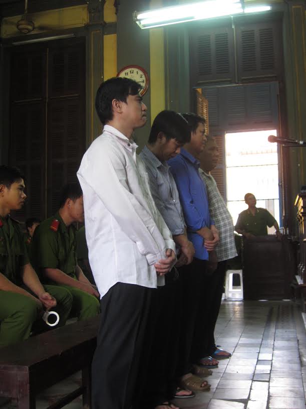 Các bị cáo tại phiên phúc thẩm