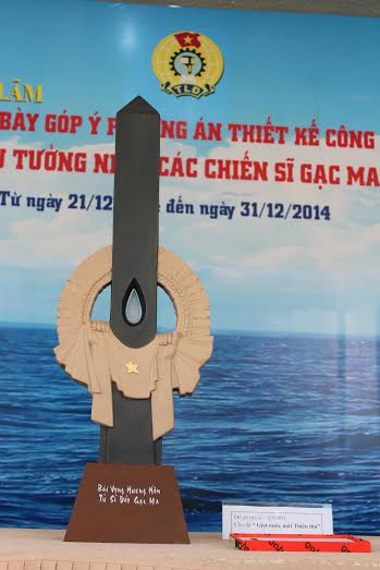 H&igrave;nh ảnh m&ocirc; phỏng thiết kế Giọt nước mắt thi&ecirc;n thu của t&aacute;c giả L&acirc;m Quang Nới