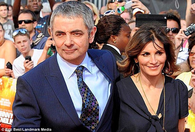 Rowan Atkinson và Sunetra Sastry