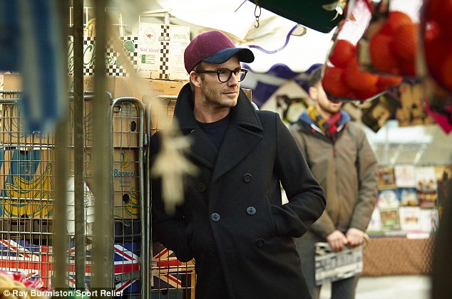 David Beckham căng thẳng vì đóng phim hài
