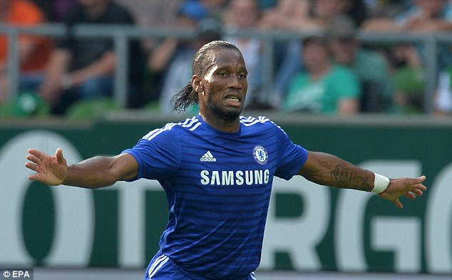 Drogba l&agrave; mẫu trung phong rất được HLV Mourinho ưa th&iacute;ch khi c&ograve;n thi đấu cho Chelsea
