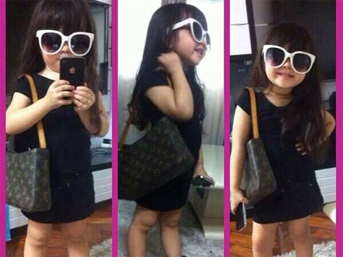Thiên thần 5 tuổi siêu sành điệu gây sốt