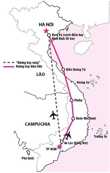 Đường bay thẳng Hà Nội - TP HCM: Chờ đàm phán giảm phí quá cảnh