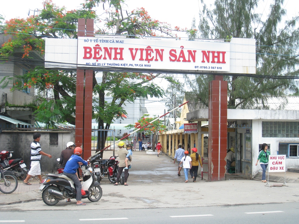 Bệnh viện Sản-Nhi C&agrave; Mau
