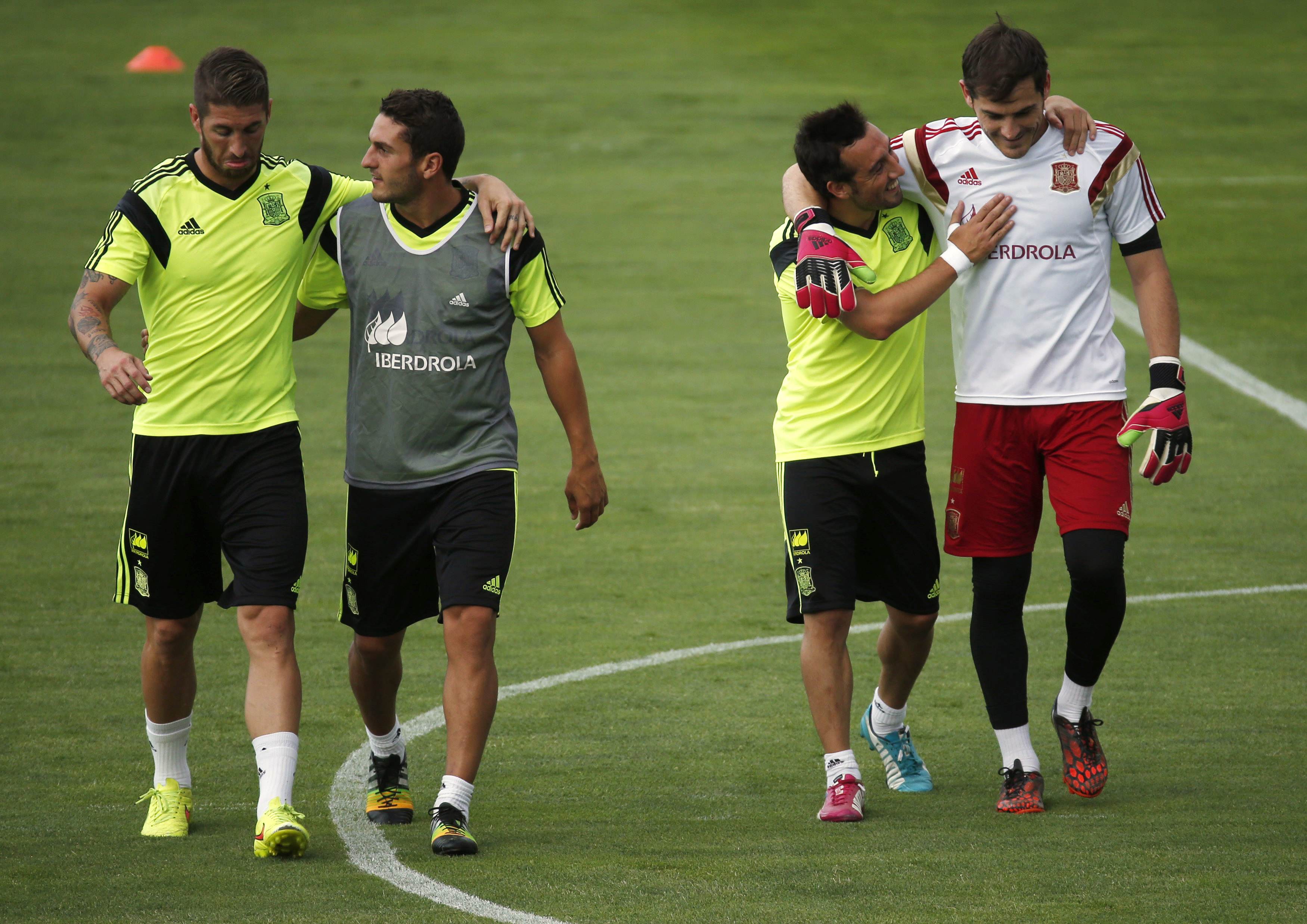 Sergio Ramos, Koke, Santi Cazorla và Iker Casillas