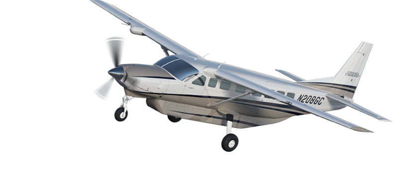 Mô hình của hai chiếc thủy phi cơ sắp nhập về Việt Nam. Ảnh: Cessna.com