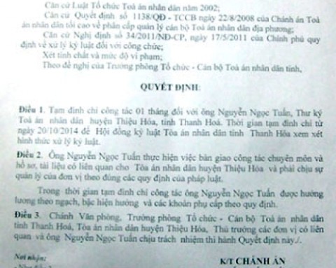 Trưởng phòng giáo dục khai man để được tặng danh hiệu Nhà giáo ưu tú