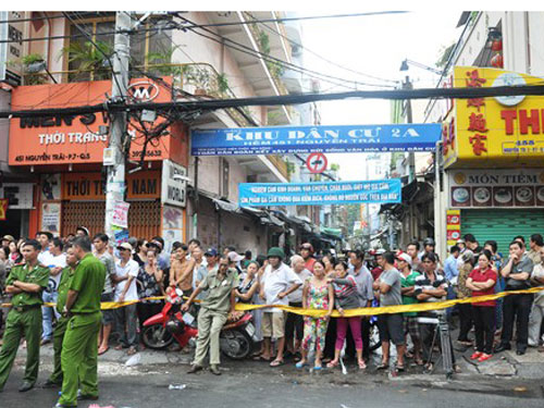 Xem cháy ở quận 5, TP HCM