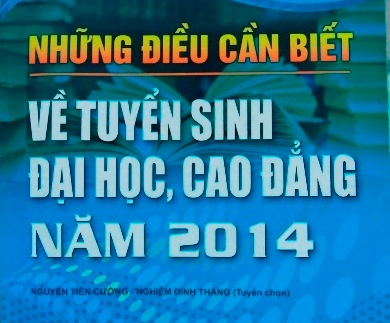 Cuốn “Những điều cần biết về tuyển sinh ĐH-CĐ 2014” có sai sót nghiêm trọng