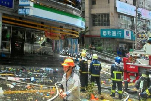 Lại nổ khí gas ở Đài Loan, 15 người thương vong