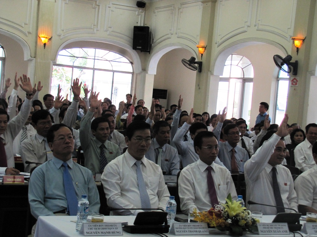 100% đại biểu HĐND TP Đ&agrave; Nẵng đ&atilde; nhất tr&iacute; th&ocirc;ng qua Nghị quyết phản đối Trung Quốc x&acirc;m phạm chủ quyền quốc gia Việt Nam