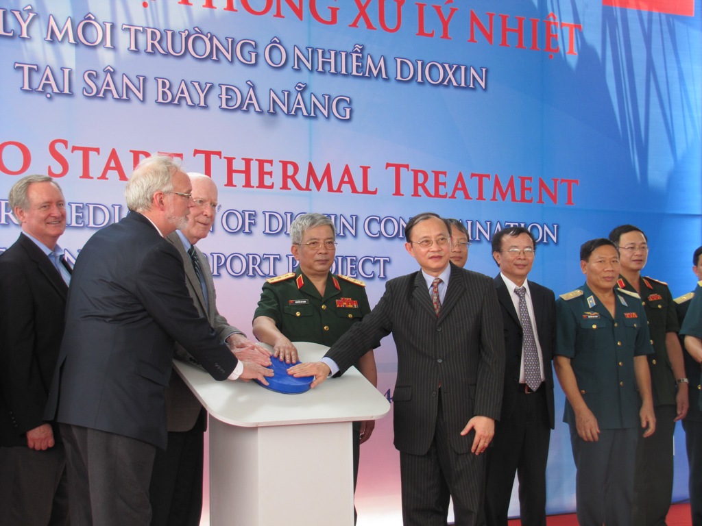 Đưa vào vận hành hệ thống xử lý nhiệt dioxin tại khu vực sân bay Đà Nẵng