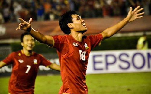 Tiền đạo Thái Lan Dangda có cơ hội đối đầu Ronaldo, Messi