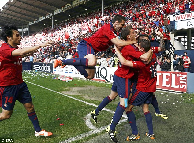 D&ugrave; chiến thắng nhưng Osasuna phải ngậm ng&ugrave;i chia tay La Liga