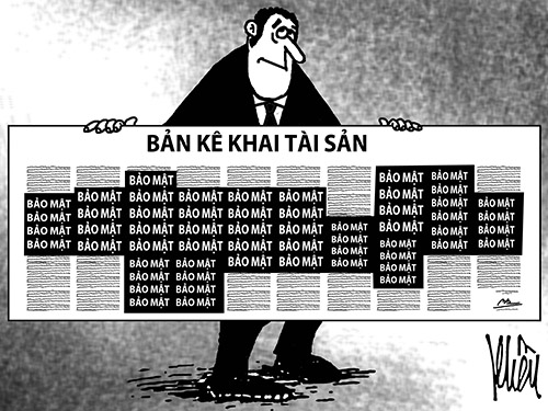 Tài sản cán bộ: Công khai đến đâu?