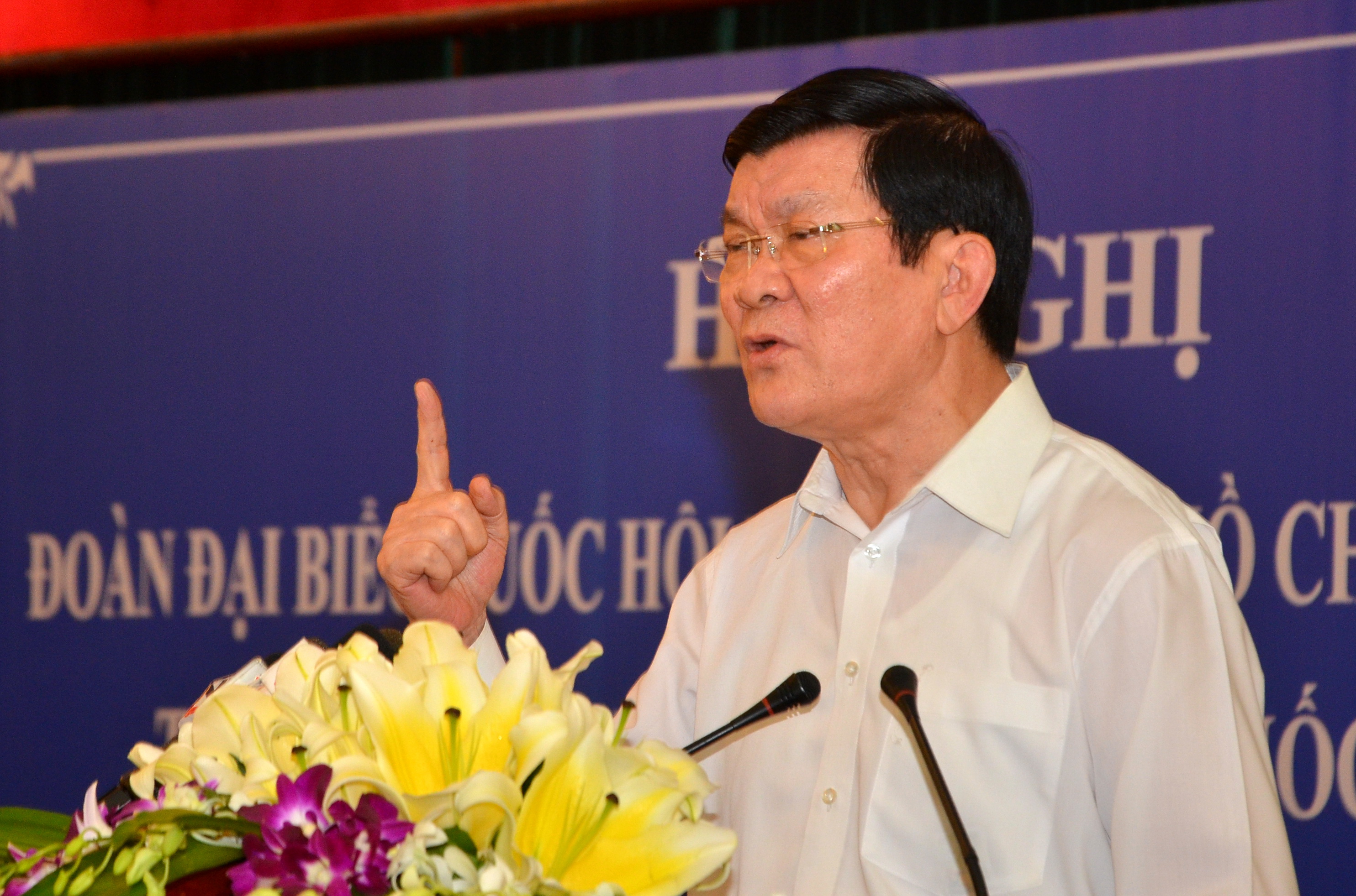 Chủ tịch nước Trương Tấn Sang: Chúng ta không lệ thuộc vào bất cứ ai