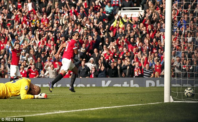 B&agrave;n thắng duy nhất của Falcao m&ugrave;a n&agrave;y được ghi v&agrave;o lưới Everton hồi th&aacute;ng 10