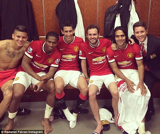 Falcao v&agrave; d&agrave;n sao M.U