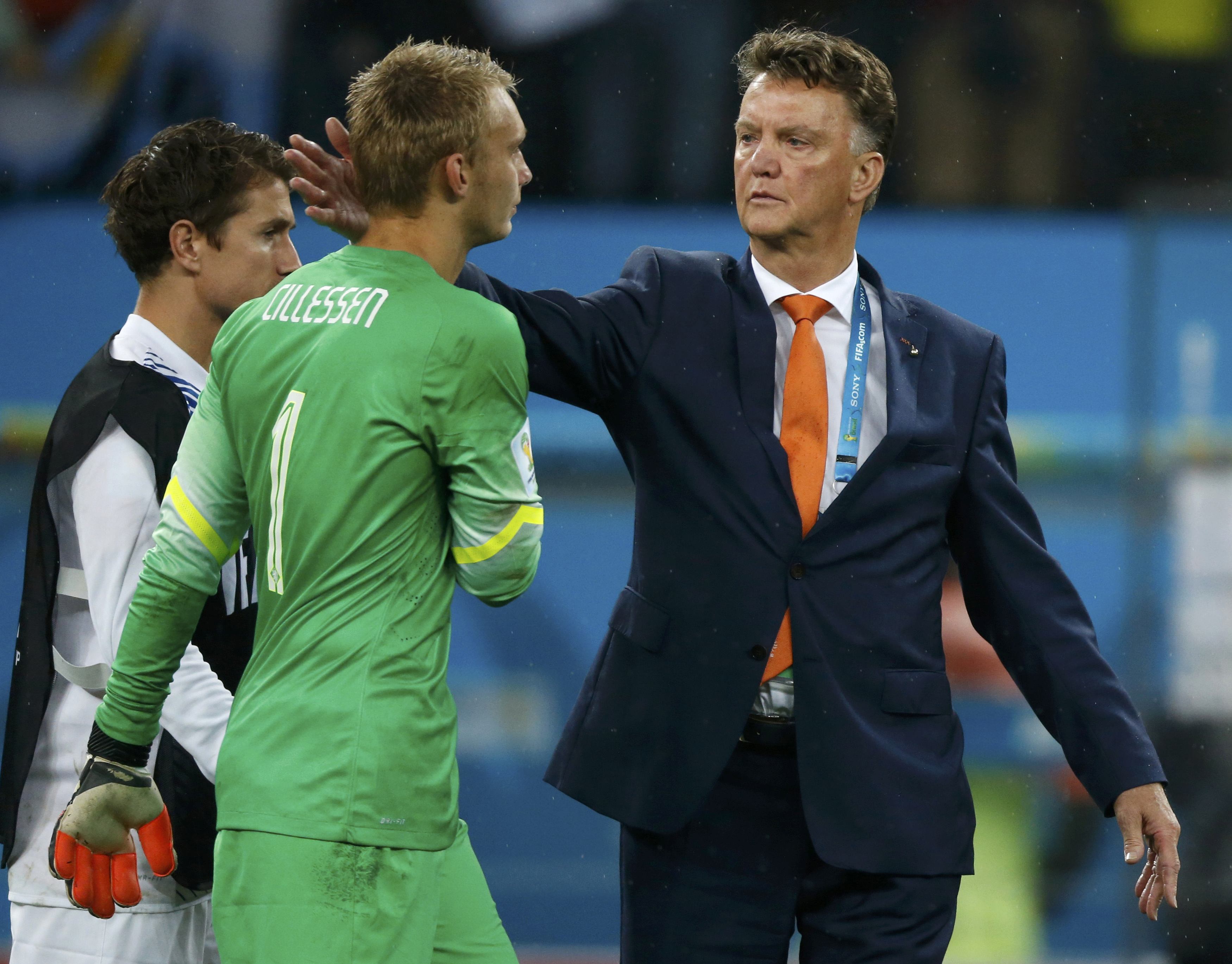 Ông Van Gaal an ủi Cilessen