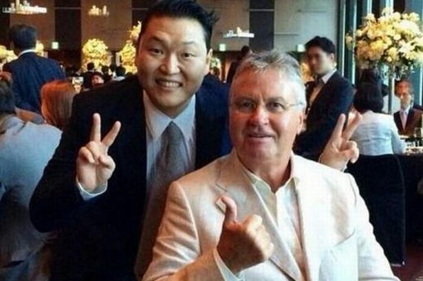 Psy và Guus Hiddink
