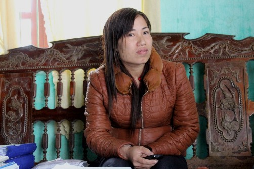 C&ocirc; Nguyễn Thị Linh Thanh, Ph&oacute; hiệu trưởng Trường THCS Bồng Lĩnh, n&oacute;i về sự việc
