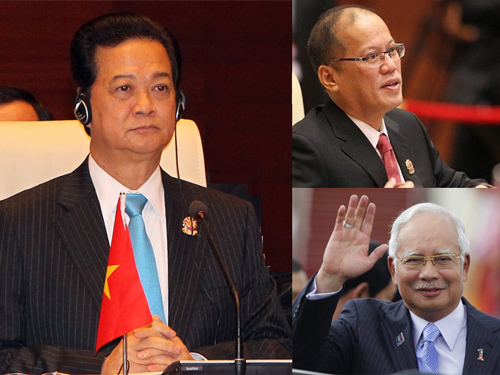Thủ tướng Nguyễn Tấn Dũng tại Hội nghị Cấp cao ASEAN 2014 tổ chức ở Myanmar ng&agrave;y 11-5. Ảnh: Đức T&aacute;m