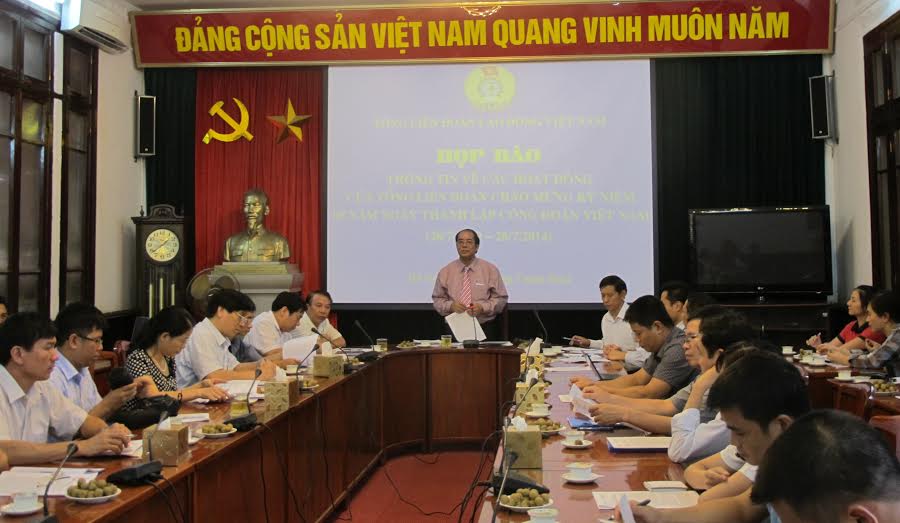 Nhiều hoạt động kỷ niệm ngày thành lập Công đoàn Việt Nam
