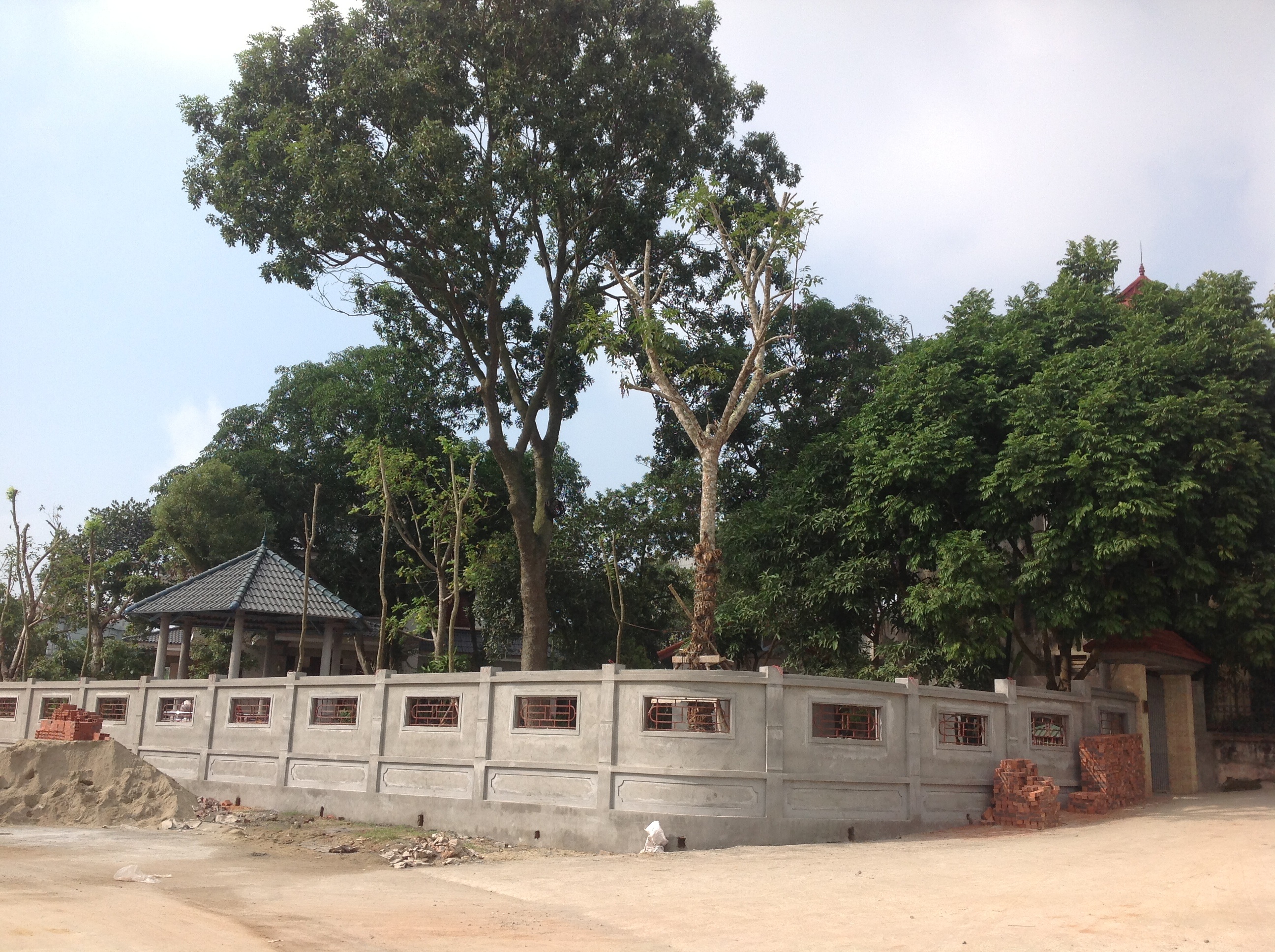 Vị trí khu đất được xác định lấn chiếm gần 400 m2
