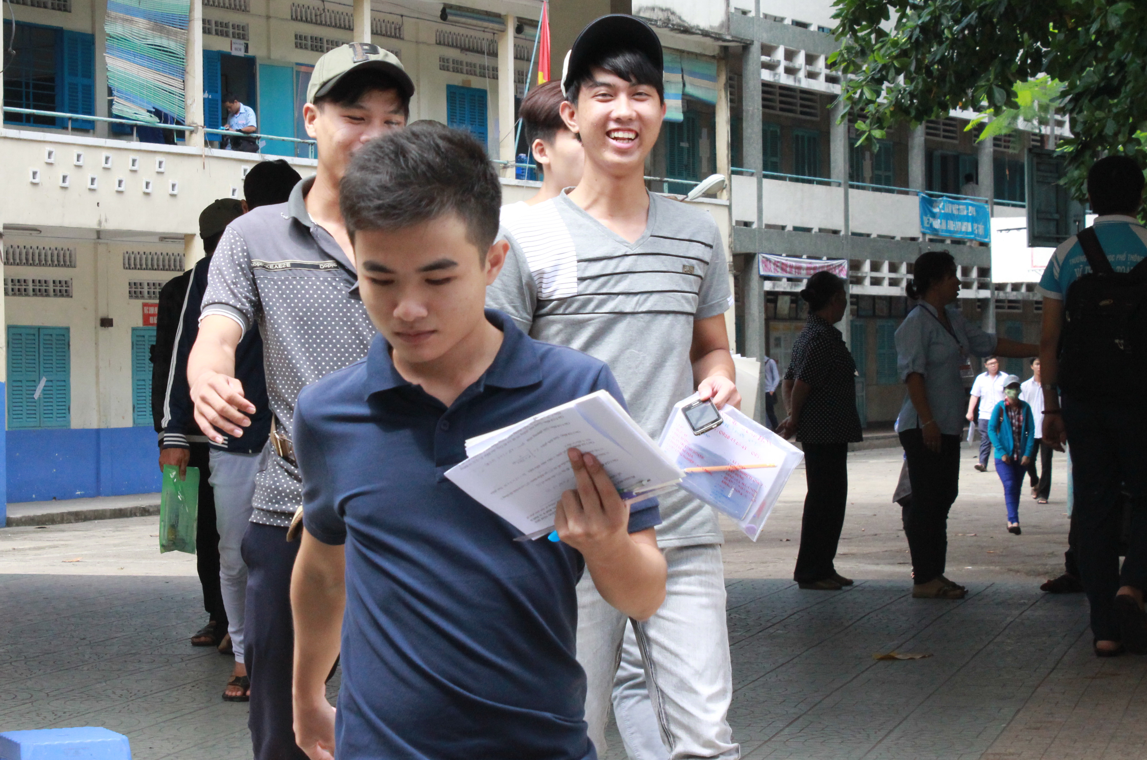 Th&iacute; sinh tham dự kỳ thi tuyển sinh CĐ 2014