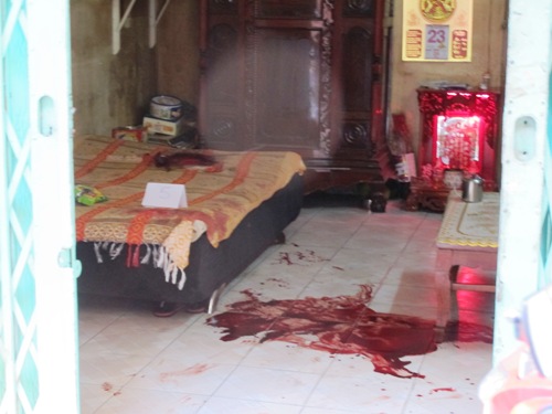 Hiện trường vụ án đau lòng