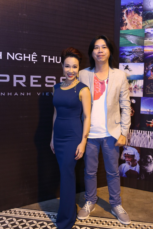 Uy&ecirc;n Linh v&agrave; nhạc sĩ Dũng Đ&agrave; Lạt