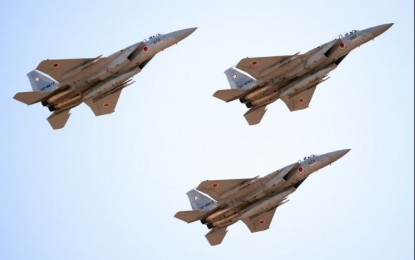 Japan scrambled jets against Chinese planes 415 times in 2013