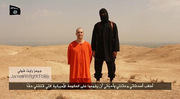 Terror: Photojournalist James Wright Foley spoke before his beheading to say I call on my friends, family members and loved ones to rise up against my real killers, the U.S. government.