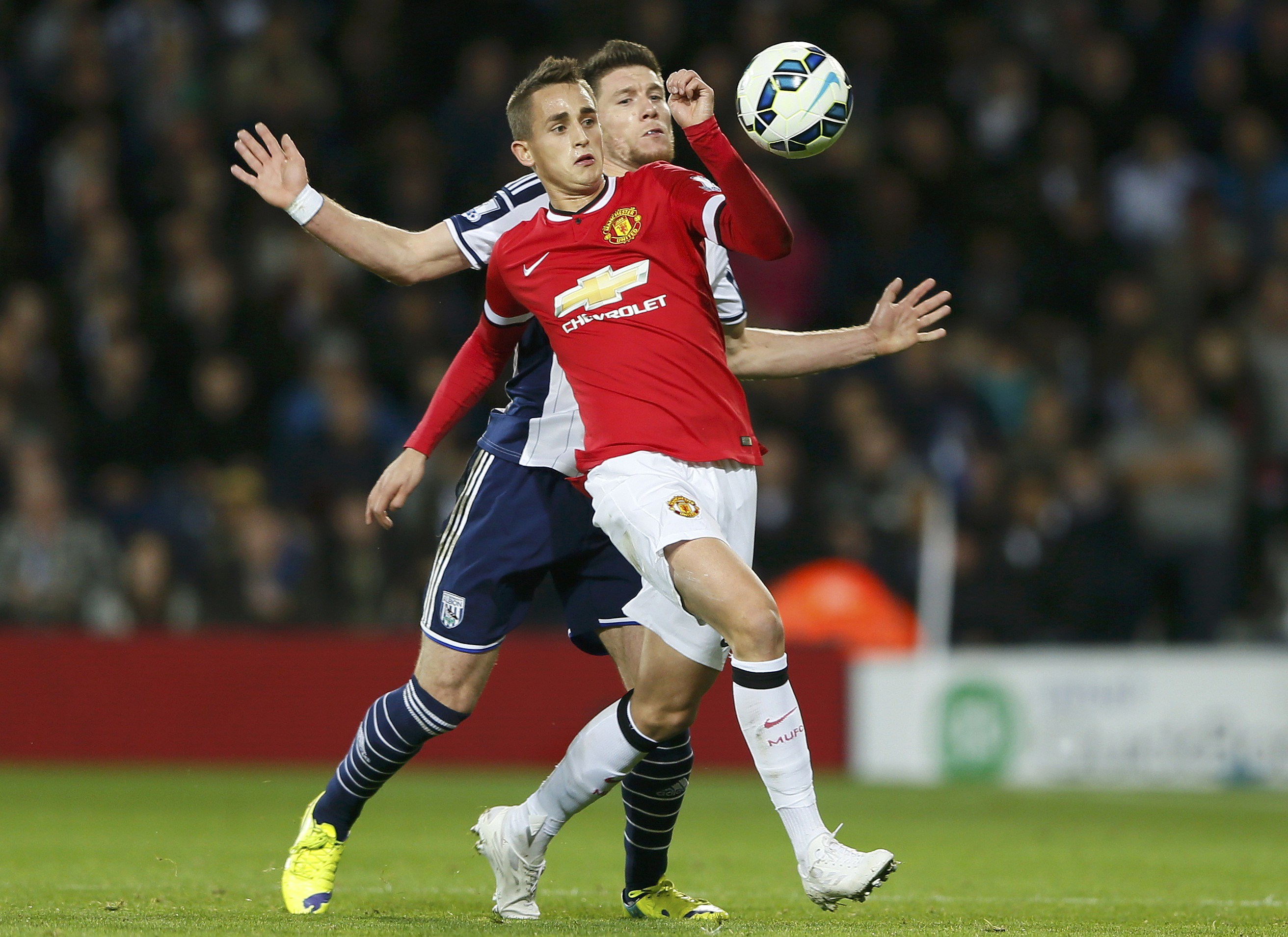 Tiền vệ Januzaj thi đấu rất năng nổ