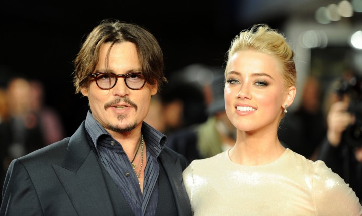 Amber Heard v&agrave; Johnny Depp&nbsp;