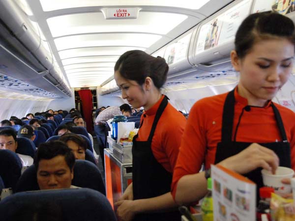 Jetstar Pacific cho khách ngồi ghế hạng thương gia
