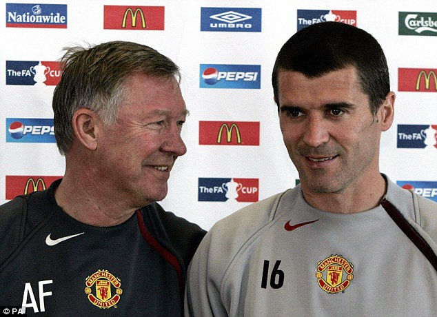 HLV Ferguson và Roy Keane