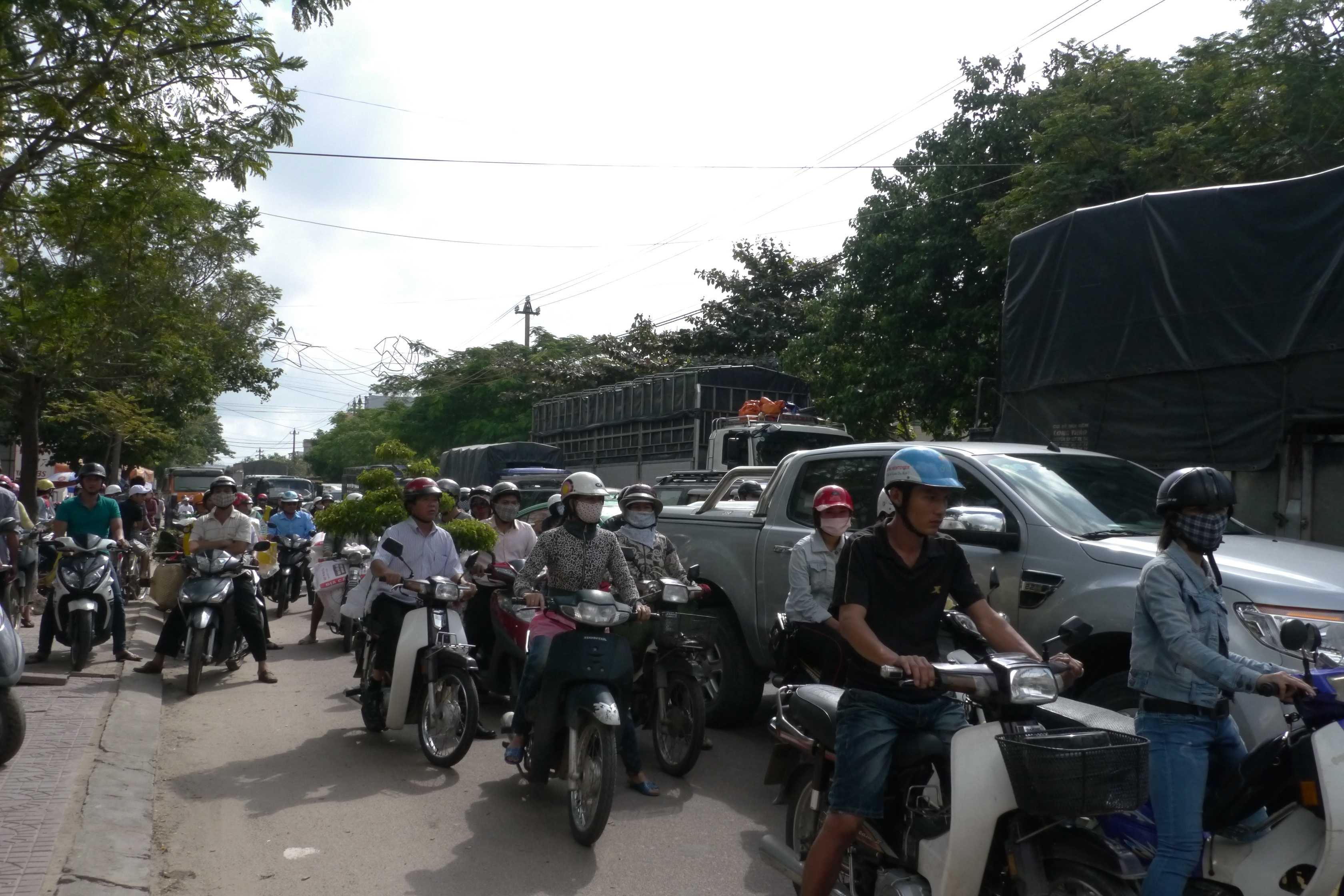 Vụ tai nạn làm đường Trần Hưng Đạo, TP Quy Nhơn bị kẹt xe 1 giờ