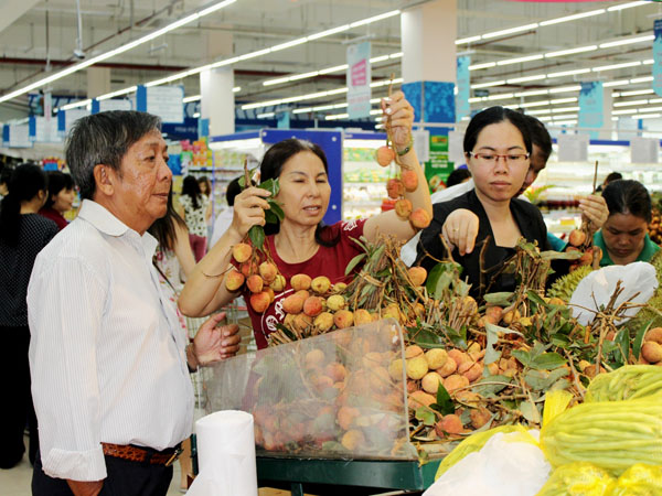 Siêu thị giải bài toán đầu ra cho vải thiều