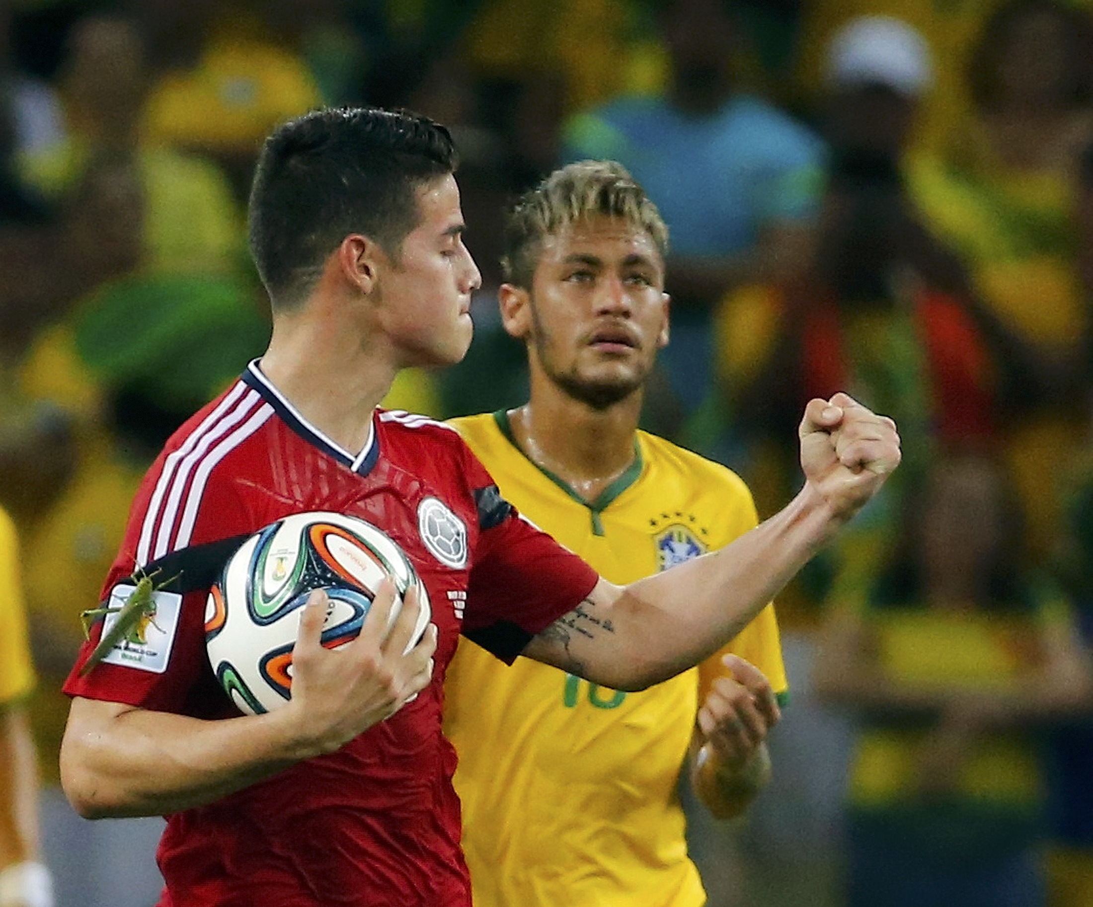 Rodriguez ghi b&agrave;n từ chấm 11 m cho Colombia