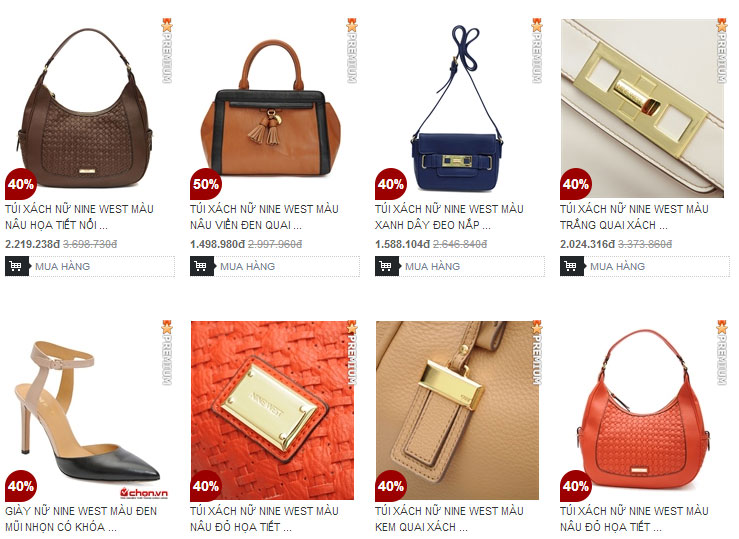 Nine West giảm giá toàn bộ sản phẩm