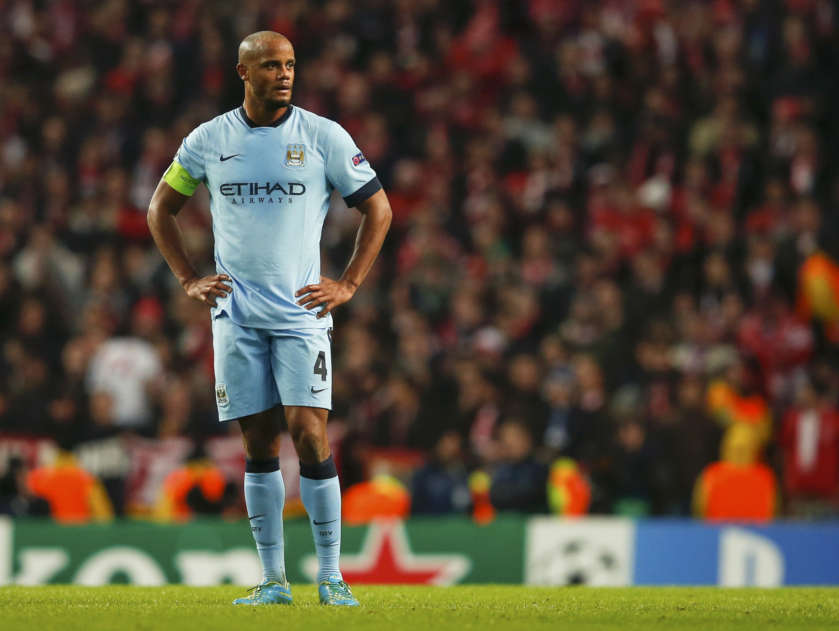 Trung vệ - đội trưởng Kompany của Man City