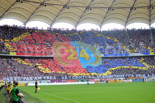 S&acirc;n vận động Ghencea khi Steaua v&ocirc; địch Romania lần thứ 24 năm 2013