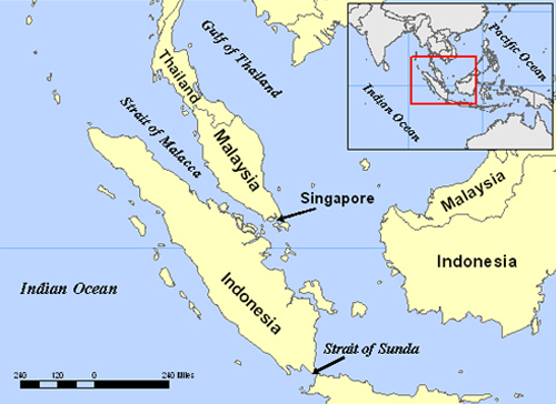 M&aacute;y bay đ&atilde; bay v&agrave;o eo biển Malacca ở ph&iacute;a T&acirc;y Malaysia?