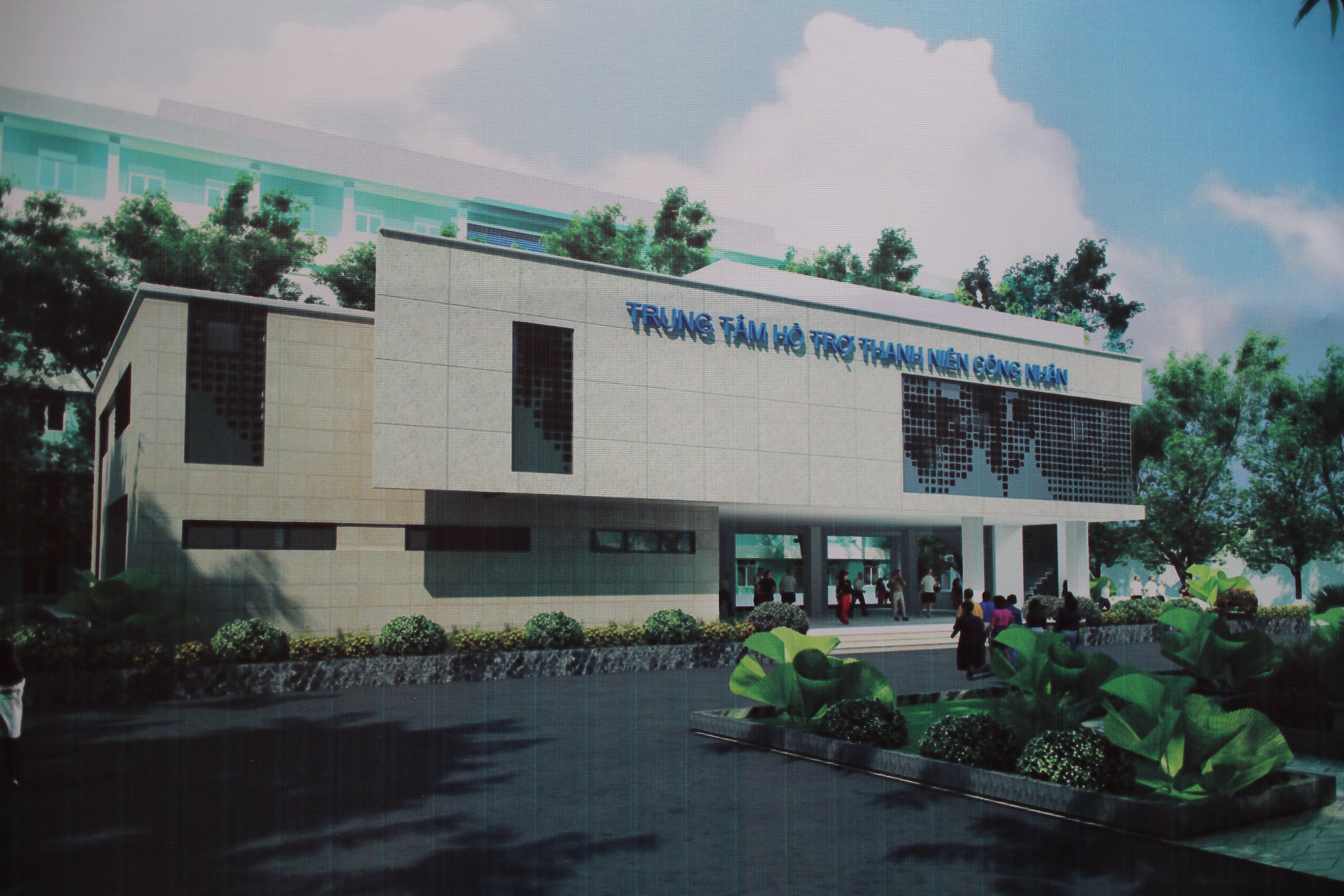 Xây dựng trung tâm hỗ trợ thanh niên công nhân